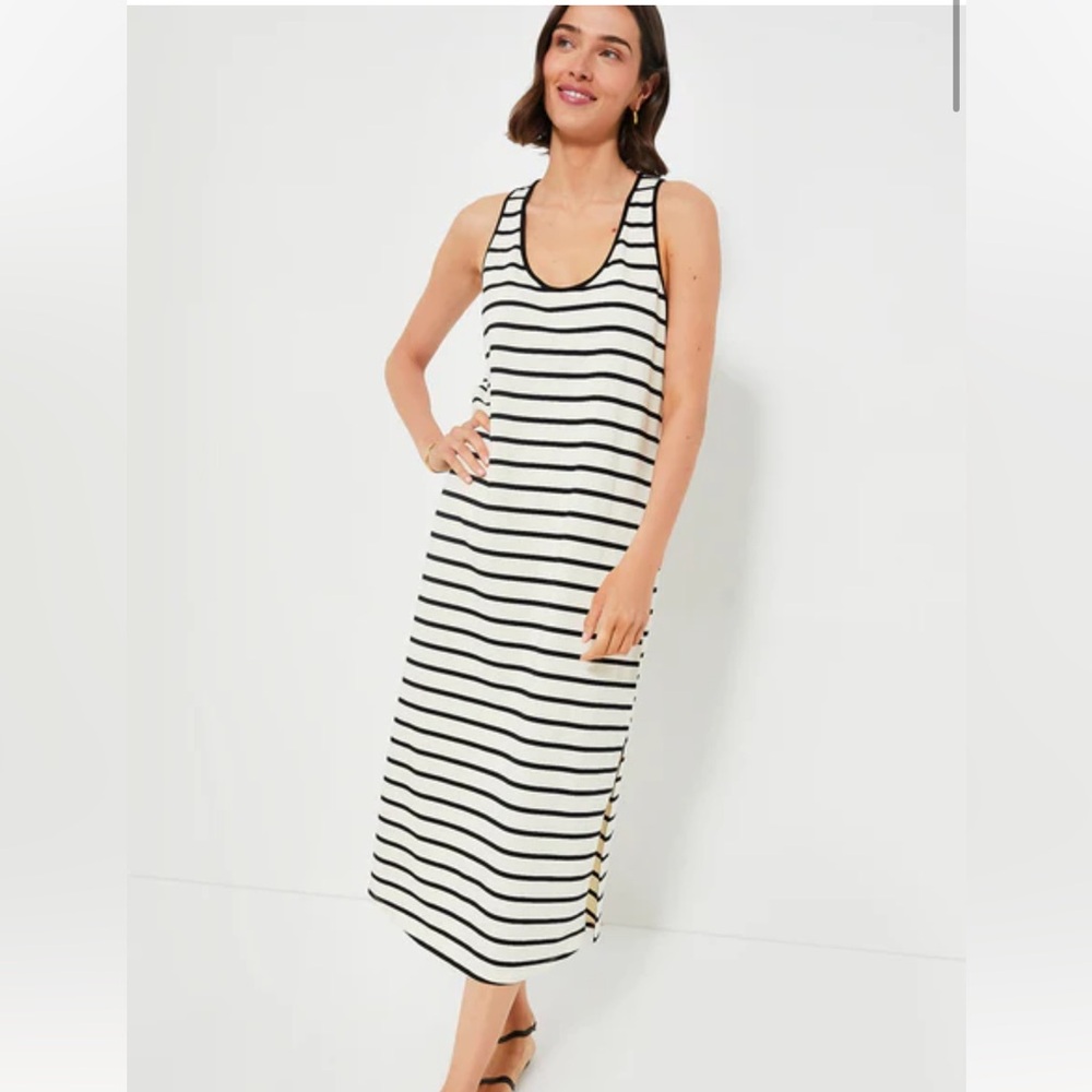 Pomander Place Black Stripe Jax Maxi Dress
